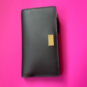 Kate Spade Black/Pink Leather Wallet